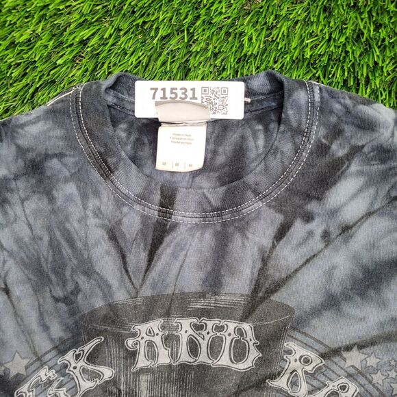 Skeleton Skull Shirt Medium 19x25 Gray Black - Picture 10 of 13